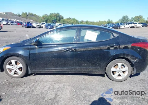 2013 Hyundai Elantra Gls from USA, damaged, VIN 5NPDH4AE0DH415176